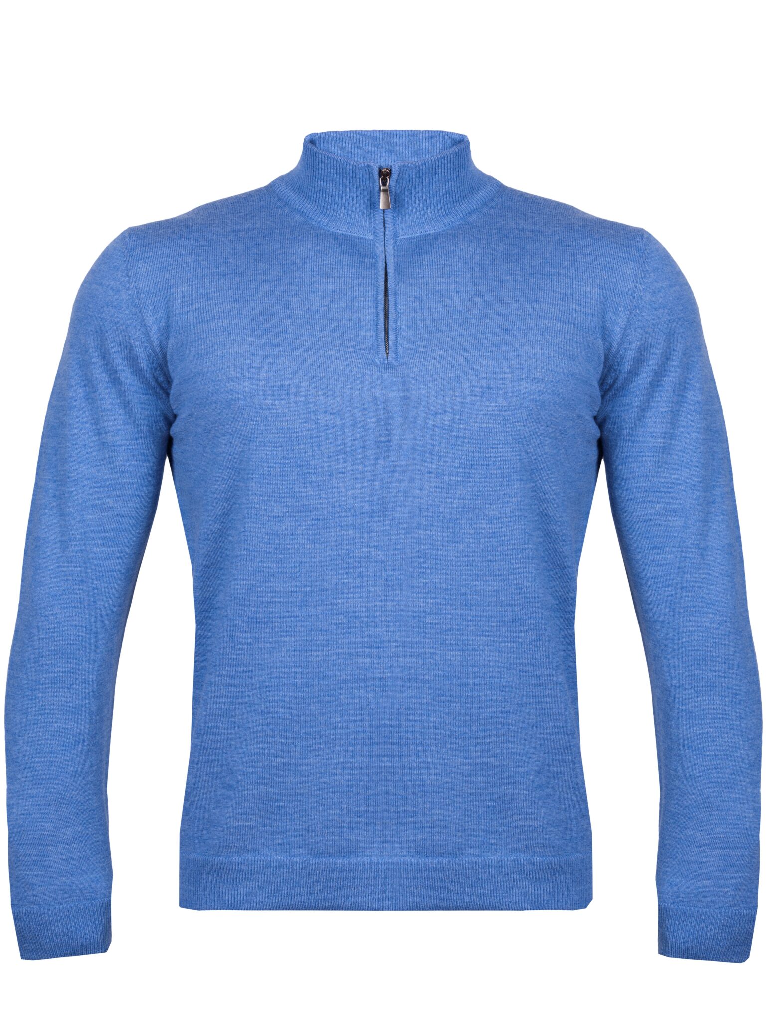 Knittons Men's 1/4 Zip Sweater Blue