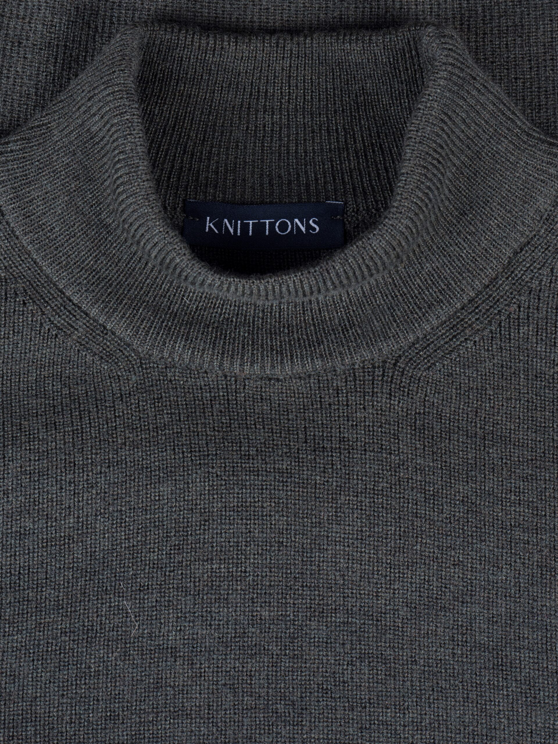 Men's Turtleneck Green Men's Turtleneck Sweater Green Rib Knit