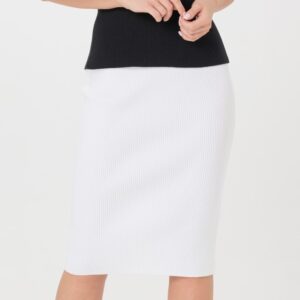Women's Bodycon White Pencil Skirt
