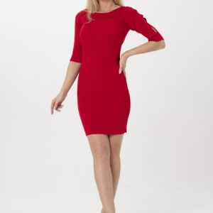 Women's Sheath Dress, Red