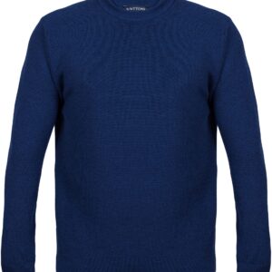 Men's Rib Knit Crew Neck Sweater Pullover