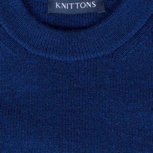 Knittons Men's Crew Neck Rib Knit Navy