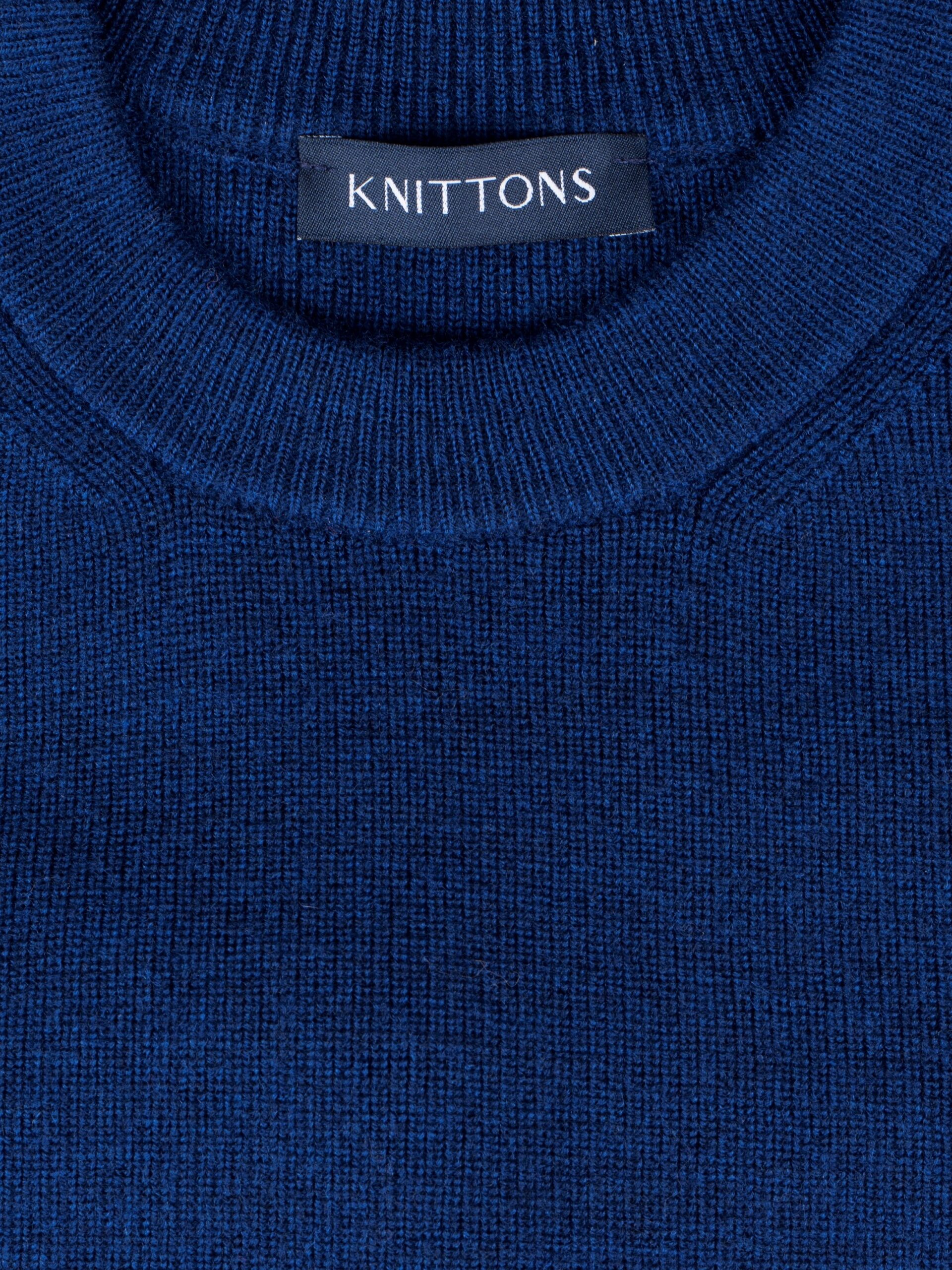 Men's Crew Rib Navy Knittons Men's Crew Neck Rib Knit Navy