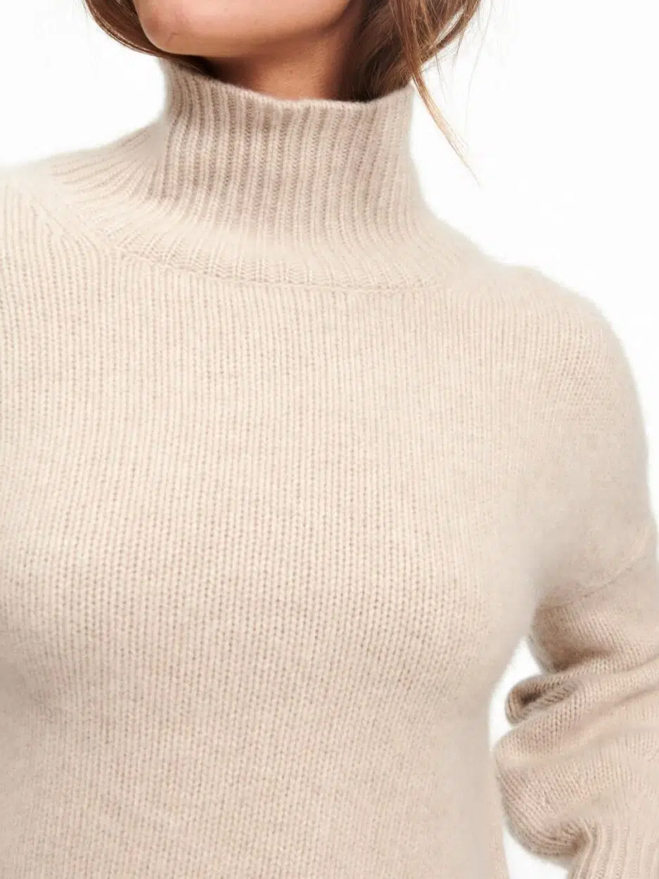 Women's Turtleneck Beige