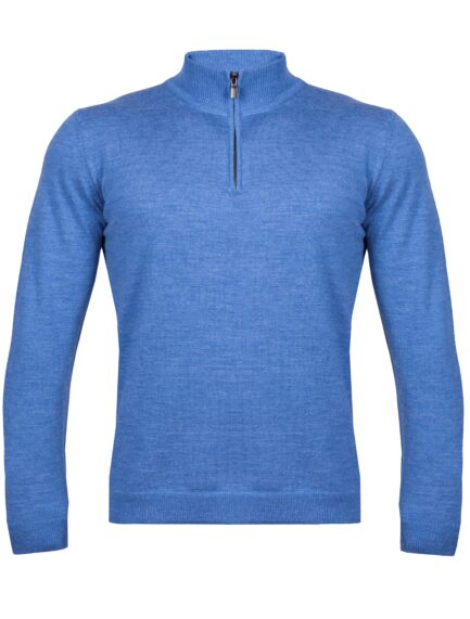 Men's 1/4 Zip Sweater Pullover 100% Merino Wool