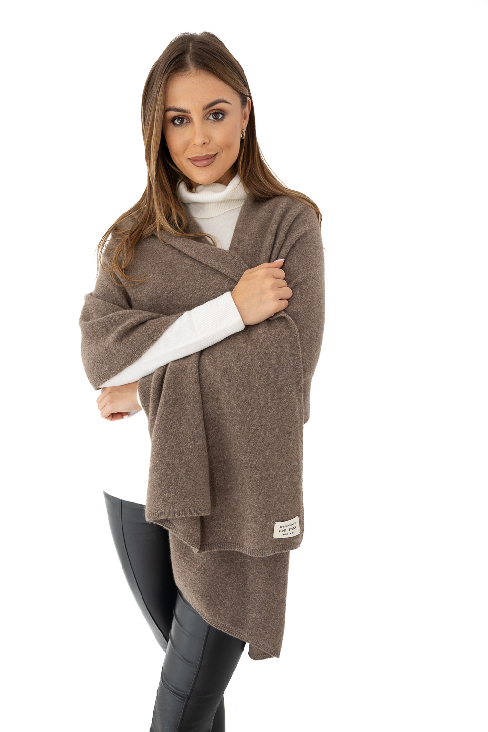 Shawl Cashmere Shawl Brown